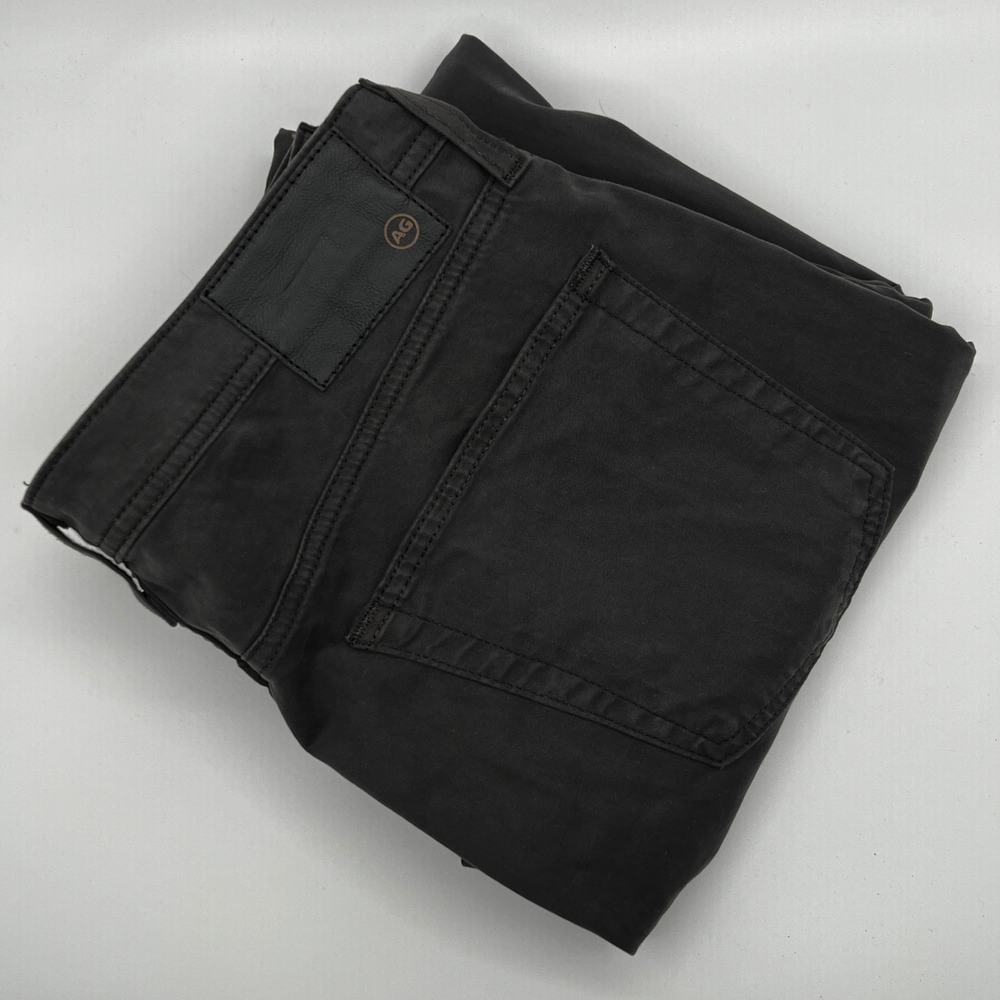 AG Adriano Goldschmied The Tellis Pants Mens fits 34x30 Brown Excellent Coated